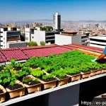 Home 23 기후 위기 대응을 위한 법적 책임 - A vibrant urban scene in Mexico City illustrating environmental law enforcement: diverse people acti...